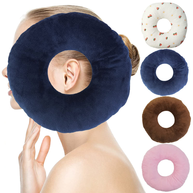 [Australia] - S-SNAIL-OO Ear Piercing Pillow for Side Sleepers，Small Pillow with Ear Hole Donut Pillow for Ear Relief Ear Pressure Ear Pain，Headphones 