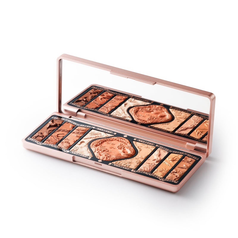 [Australia] - FLORASIS Floral Engraving Phoenix Makeup Palette Makeup Long Lasting Blendable Natural Eyeshadow Palette for Women (02 Retro Brown) 02 Retro Brown 