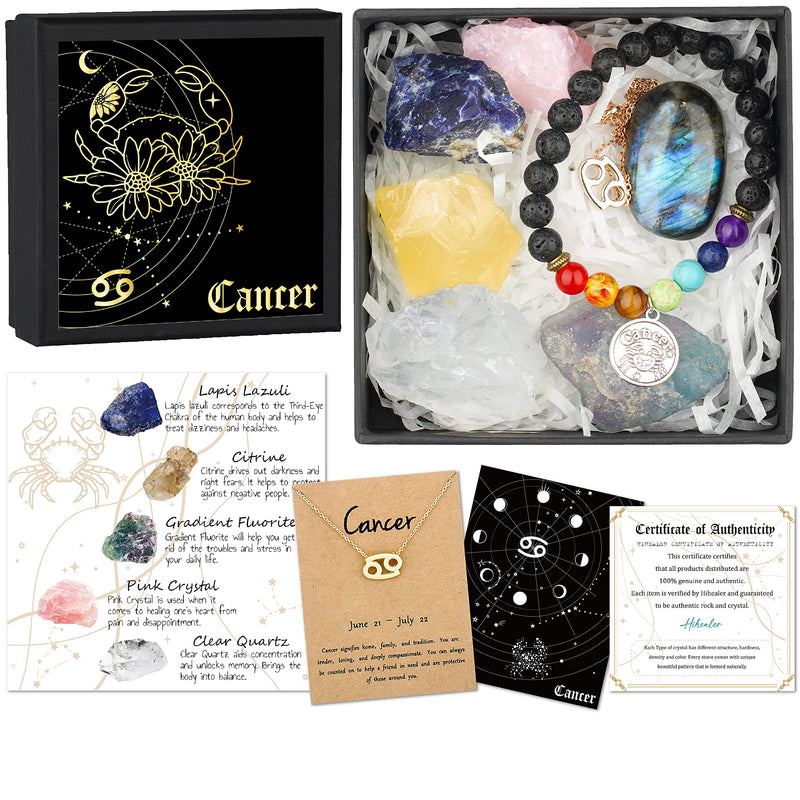 [Australia] - Cancer Gifts for Women, Spiritual Gifts, Zodiac Gifts, Astrology Gifts for Women, Horoscope Gifts with Birthstone, Healing Stone Gifts, June July Unique Birthday Gifts for Women Cancer 