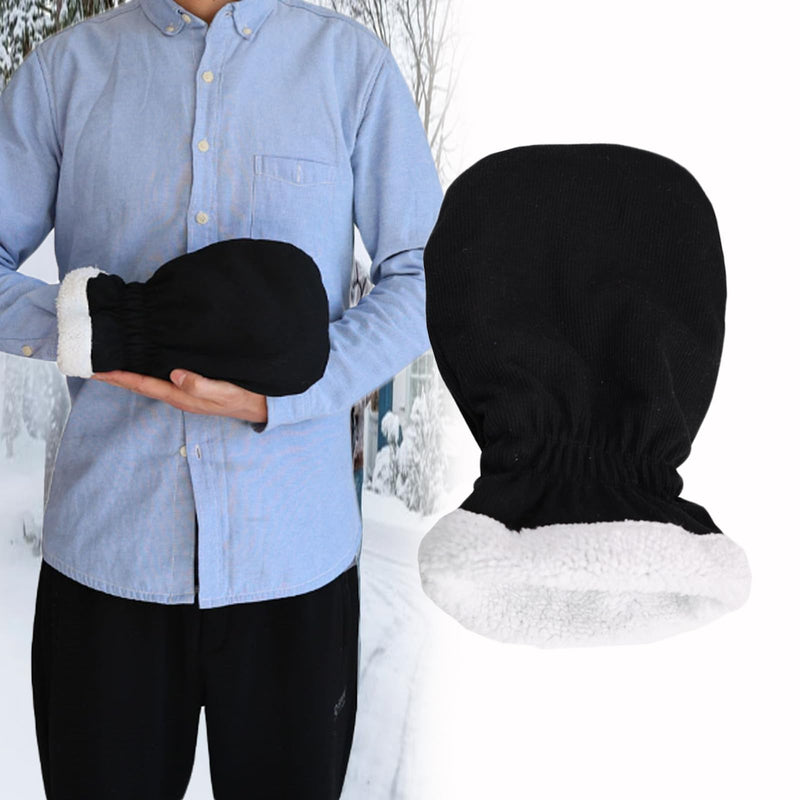 Warm Arm Cast Cover, Winter Fleece Hand Plaster Brace Protector for Wrist Finger, Wound Burns Dressing Nursing Supplies Black
