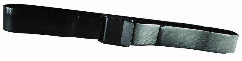[Australia] - Secure EZ Clean Vinyl Gait Belt for Elderly, Easy to Clean Plastic Wipeable Transfer Belt, Walking Stand Assist Aid for Seniors, Patient Caregivers, Nurses, Physical Therapy Black 