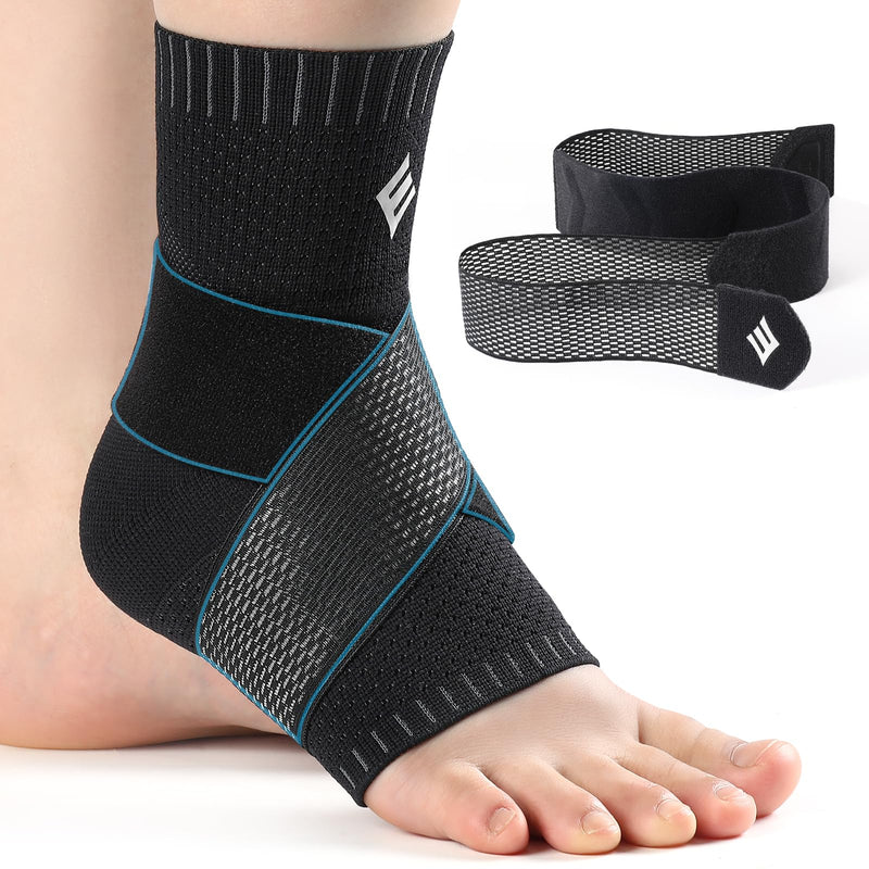 [Australia] - NEENCA Ankle Brace for Women & Men, Ankle Support with Compression Wrap, Compression Sleeve for Sprained Ankle, Swelling & Heel Spur Pain, Achilles Tendonitis Pain Relief, Right, Large 