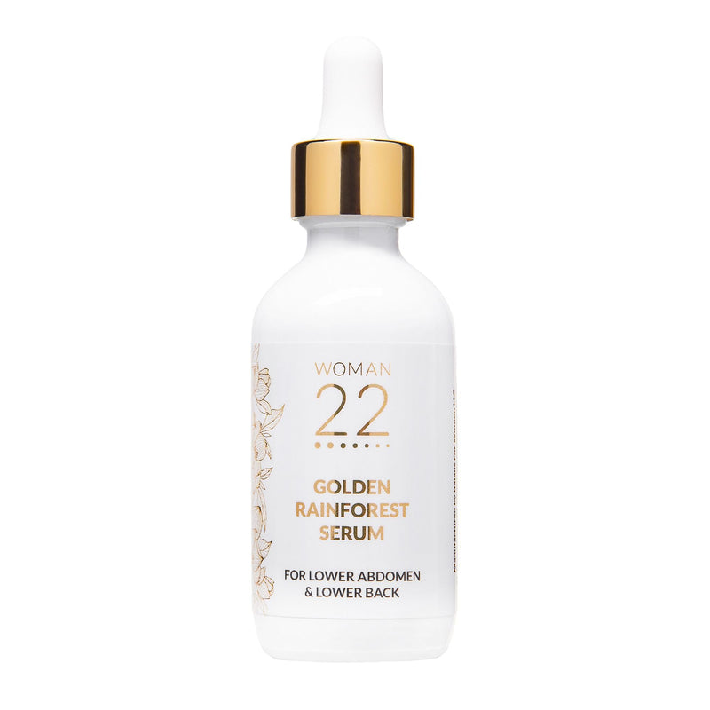 [Australia] - Period Pain Relief Serum | For Cramps, Bloating, PMS | All Natural | Soothing, Fast-Acting Relief for Menstrual Discomfort | No Hormones, Non-GMO Formula | Woman 22¬Æ Golden Rainforest Serum 2 oz 