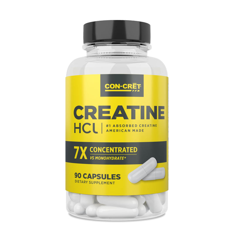 [Australia] - Creatine HCl Capsules | Supports Muscle, Cognitive, and Immune Health | Creatine Pills (90 count) 90 Count Capsules 