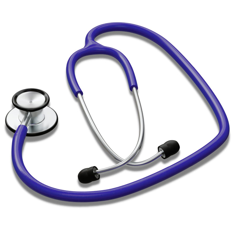 [Australia] - HCS Blue Stethoscope - Premium Stainless Steel, Dual Head Medical Stethoscope for Nurses, Doctors, Veterinary - 22 inch Tubing 