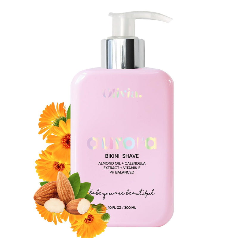 [Australia] - Olivia Beauty Ultra-Gentle Shaving Cream for Women - Organic Shave Butter, Intimate Bikini & Leg Shave Cream - Moisturizing & Fragrance-Free - Ideal for Sensitive Skin - 10 Fl Oz 