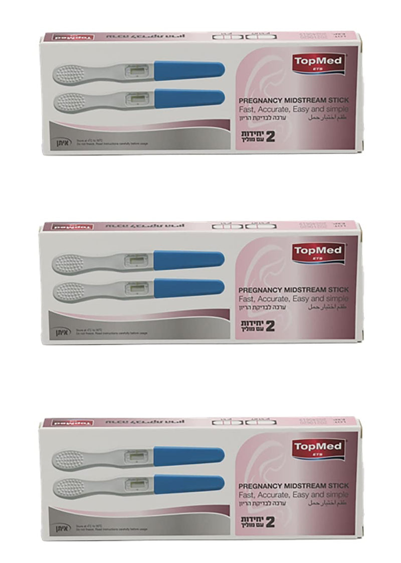 Pregnancy Test Kits Individually Wraped Pregnancy Strips, Early Home Detection Pregnancy Test Kit, Clear HCG Test Results, Over 99% Accurate (6)