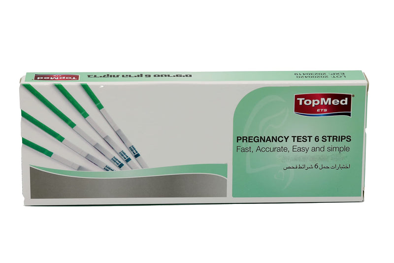 Pregnancy Test Strips, HCG Tests, Instant Result, 99% Accurate, Extra Sensitive (6) 6