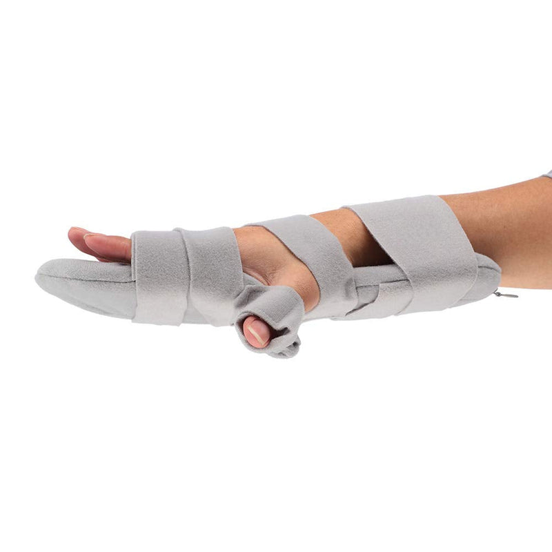 Milltrip Functional Resting Hand Splint, Stroke Hand Brace for Flexion Contractures, Hand Fractures, Wrist Sprains, Carpal Tunnel Syndrome, Hand Nerve Injury - Right