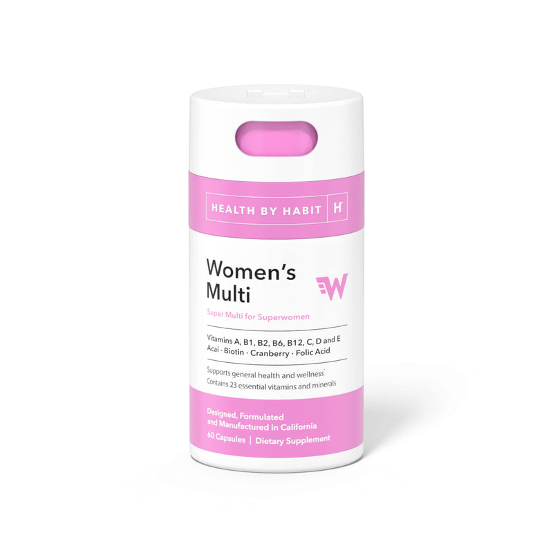 [Australia] - Health by Habit Womens Multi Supplement (60 Capsules) - 23 Essential Vitamins and Minerals, Supports General Health & Wellness, Non-GMO, Sugar Free (1 Pack) 1 Pack 