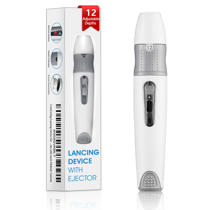 [Australia] - Lancing Device for Diabetes Testing, Lancing Device Pen, for Minimizing Pain and Discomfort, Works with most Diabetic Lancets 