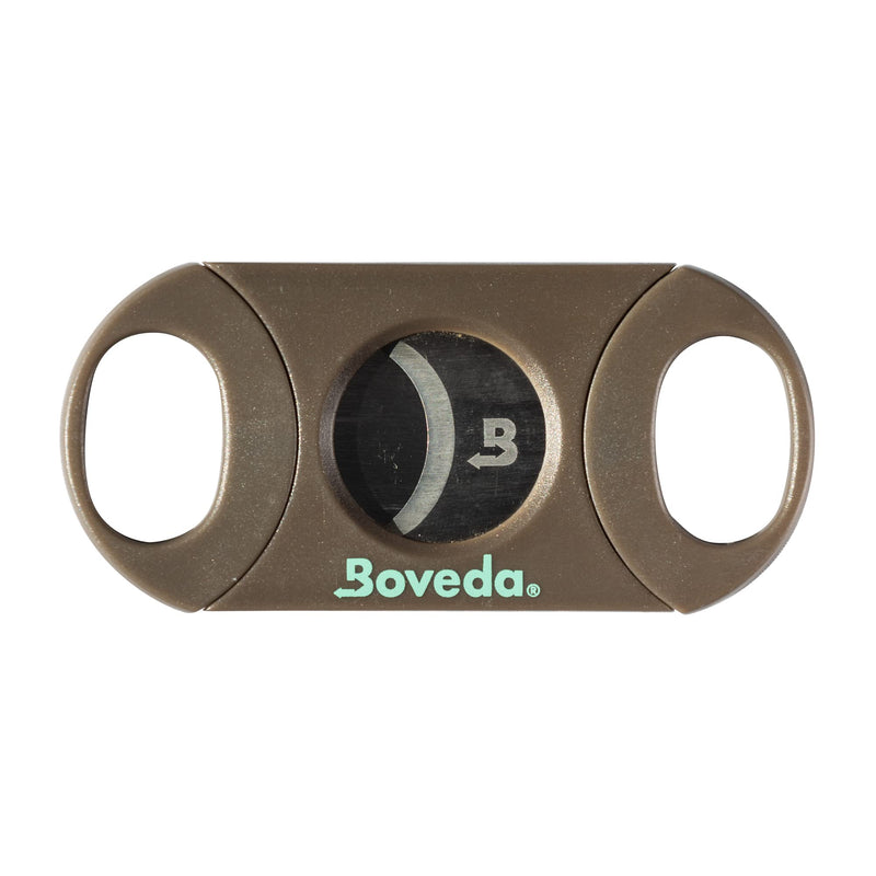 [Australia] - Boveda Cigar Cutter with Stainless Steel Double-Guillotine Blades and Large Finger Holes; Utility Knife for Up to 64-Ring Gauge 