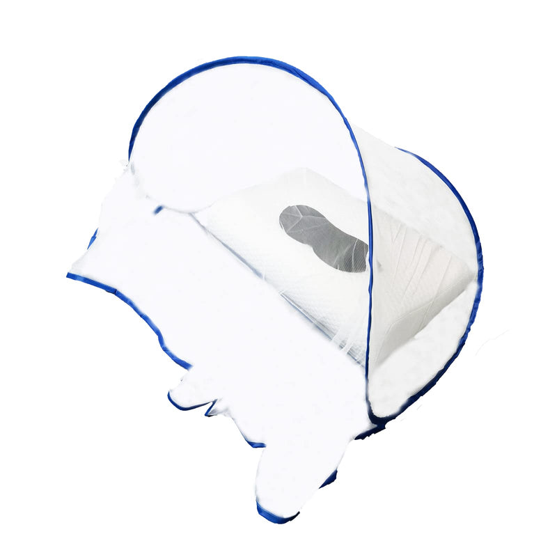 [Australia] - CMINGJ Portable Mosquito Head Net Foldable Pop-Up Travel Essentials Mosquito Net for Bed Free Installation-Large Size Suitable for Bedroom, Camping, nap (Large) Large 
