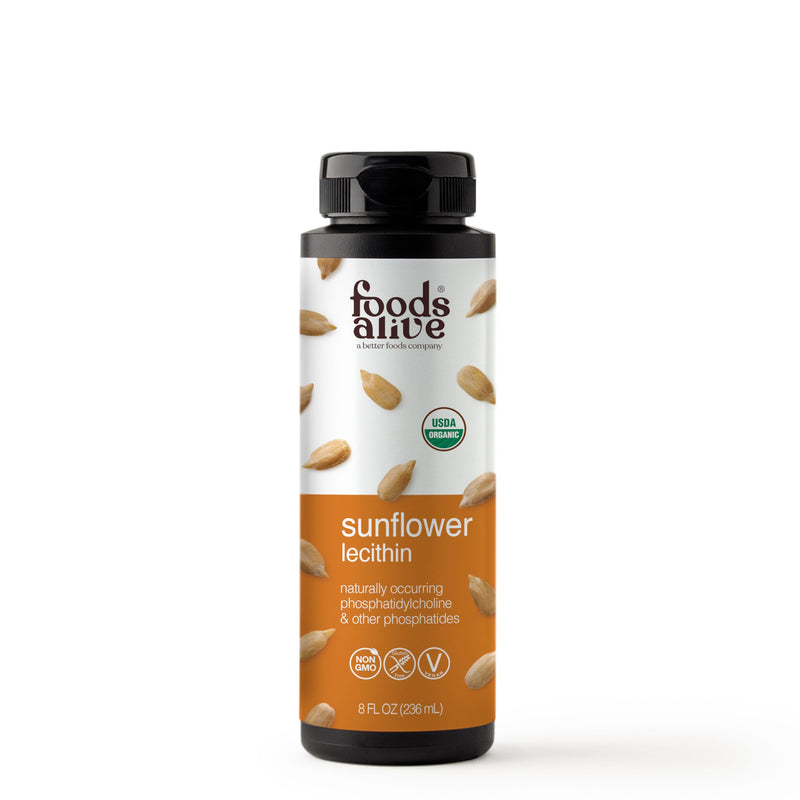 [Australia] - Foods Alive Organic Sunflower Lecithin Liquid, Cold-Pressed, Extra-Virgin, Unrefined, 8 Fl Oz (Pack of 1) 