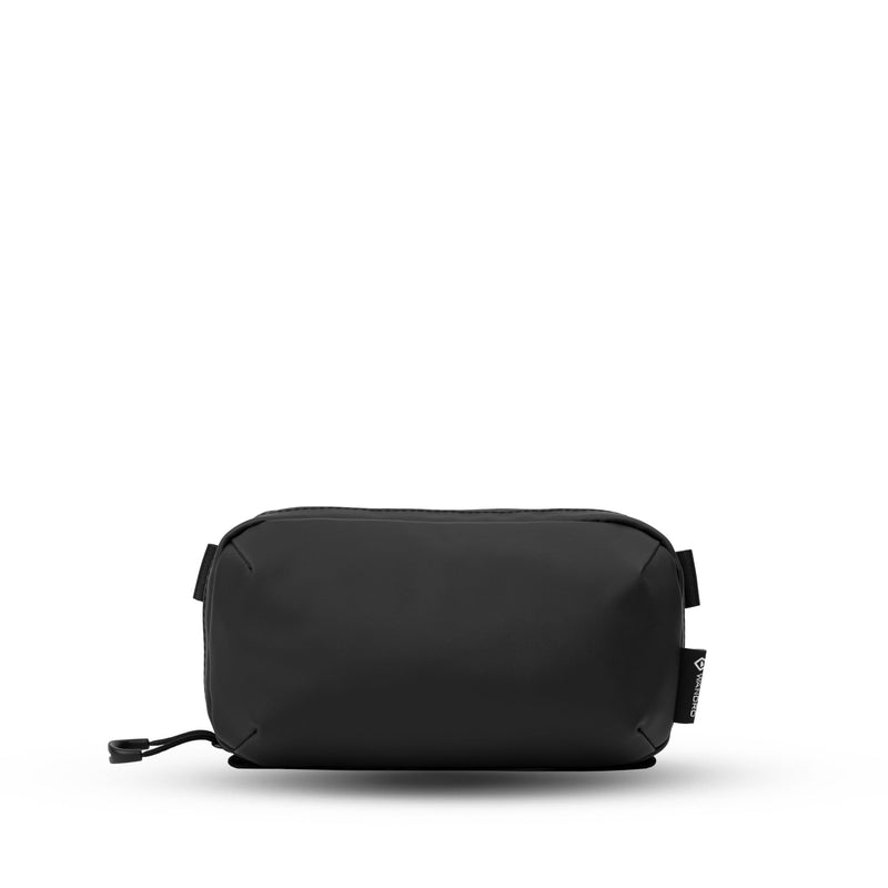 WANDRD Tech Bag, Small - Travel Bag and Tech Organizer for Everyday Carry - Weather-Resistant and Durable for Hiking, Camping, Sport, and More (Black) Black