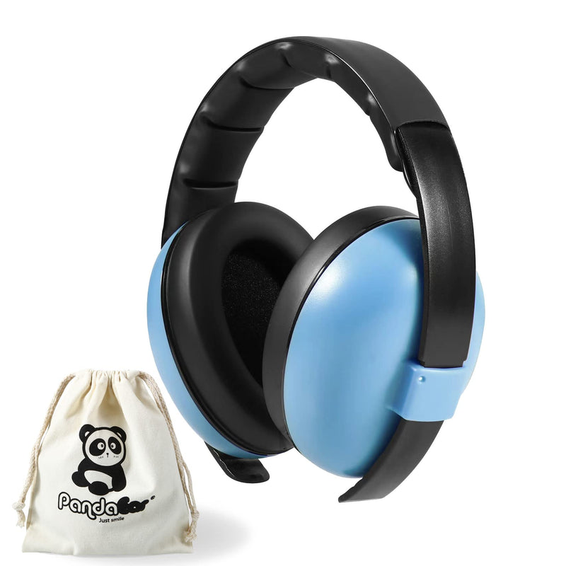 [Australia] - PandaEar Baby Ear Protection Noise Cancelling HeadPhones Ages 0-3 Years | Infant Hearing Protection Earmuffs -Blue Blue 