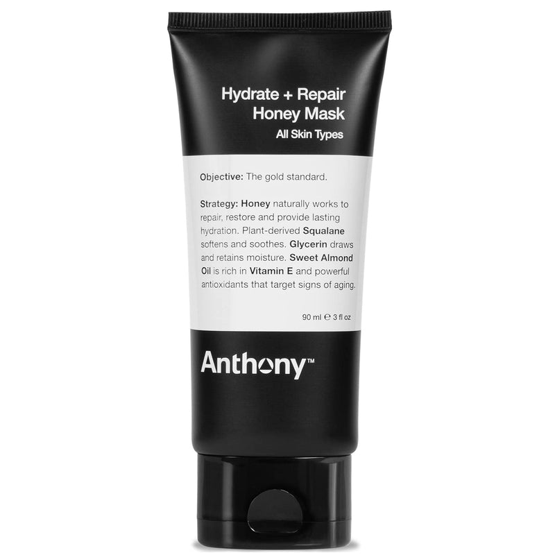 Anthony Hydrate + Repair Honey Mask, 3 Oz | Honey with vitamins C and E, glycerin, squalane and calendula helps soothe and moisturize dry to normal skin.