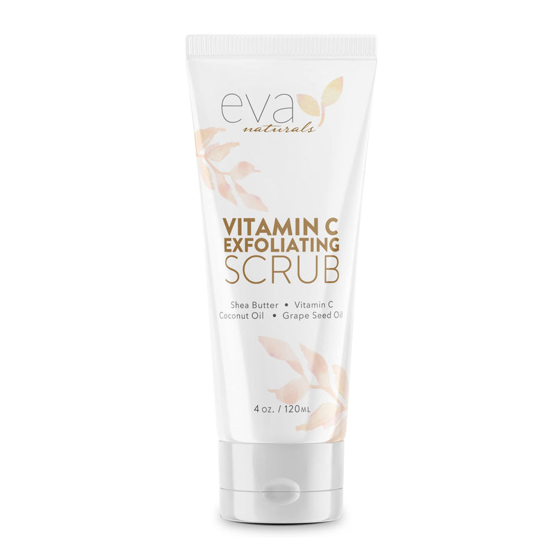 Eva Naturals Vitamin C Facial Scrub, Exfoliating Face Wash, Cleanse, Clear | Clarifies skin