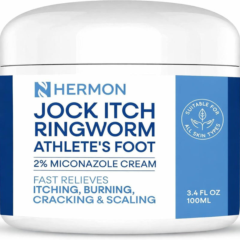 [Australia] - Jock Itch Antifungal Cream, Psoriasis Cream, Ringworm Treatment for Humans, Psoriasis Treatment, Psoriasis Scalp Treatment, Ringworm Cream for Humans, Foot & Body Balm, Provides Soothing Relief-100g 
