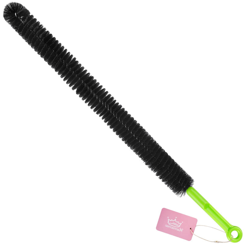 [Australia] - Sewer Drain Brush, Bendable Long Pipe Cleaners Flexible Cleaning Tool for Home Kitchen Sink, Shower and Bathtub Hair Clogs Black+brown 