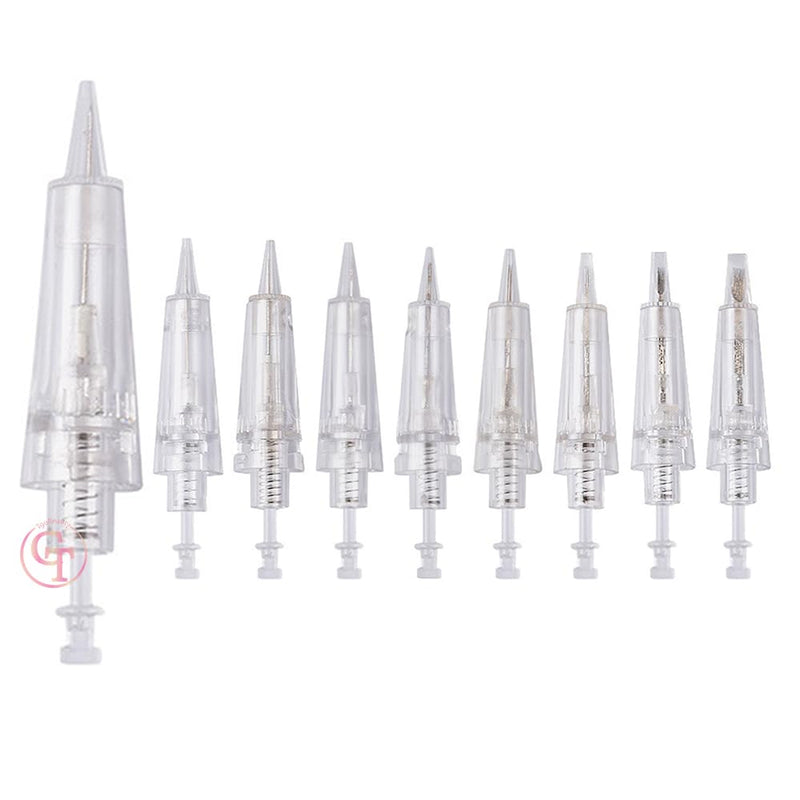 [Australia] - 50pcs/Pack Permanent Makeup Needles Cartridge for Eyebrow Eyliner Tattoo Machine 1P 3P 5P 5F 7F for Ombre Powder Eyebrow Shading Microblading Makeup (50pcs 3P) 50pcs 3P 