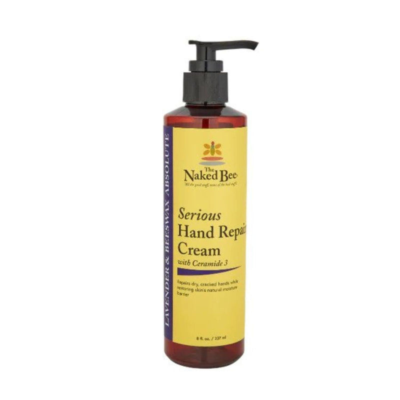[Australia] - The Naked Bee Lavender and Beeswax Hand Cream (8 oz) Intensive Nourishing Cream for Smoother and Softer Hand - Unscented Deep Moisture and Repair for Dry Skin Lavender & Beeswax 8 Fl Oz (Pack of 1) 