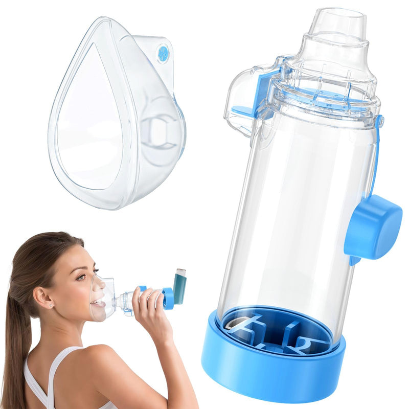 [Australia] - Inhaler Spacer for Adult and Kids NESSI OTC SPACER (Blue/Adult) Blue/Adult 