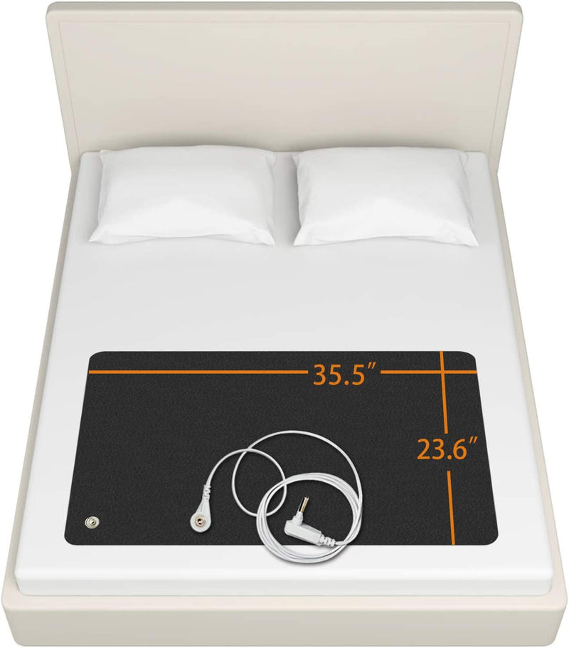 [Australia] - Grounding Mat for Improving Sleep, Grounding Pad for Health, Grounding Bed Mat with Grounding Cord for Better Working (35.5 * 23.6inch) 35.5 * 23.6 Inch 