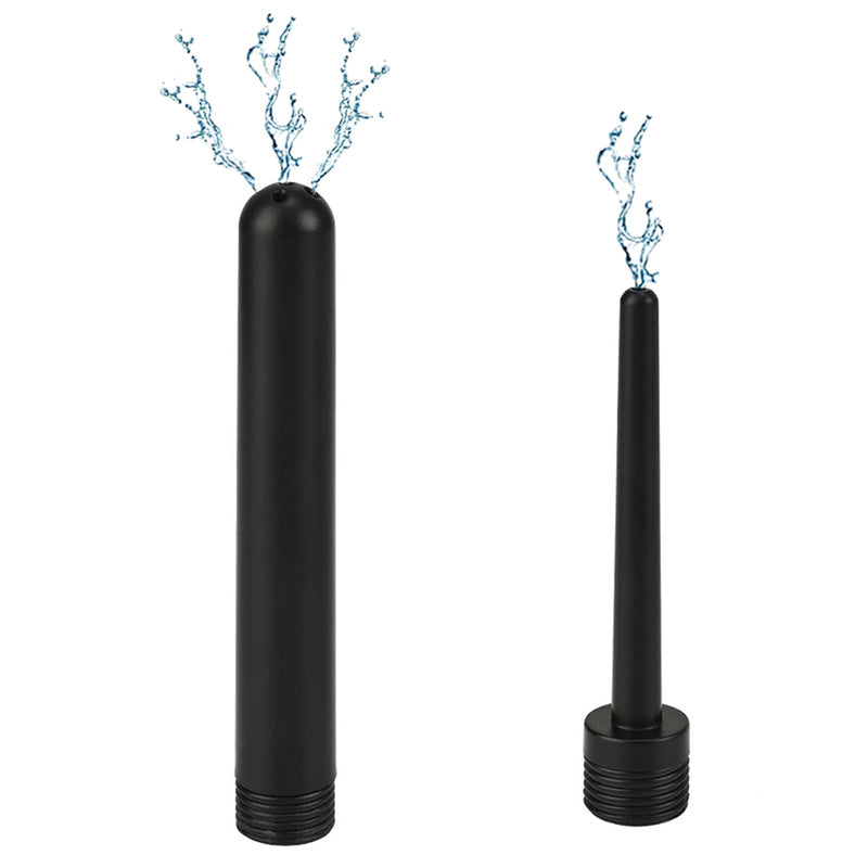 [Australia] - Travel Enema Shower Enema System Water Control Valve for Men and Women Portable Cleaning,Enema Nozzle Kit Colonic System Cleaner for Most Shower Systems ABS Black A 