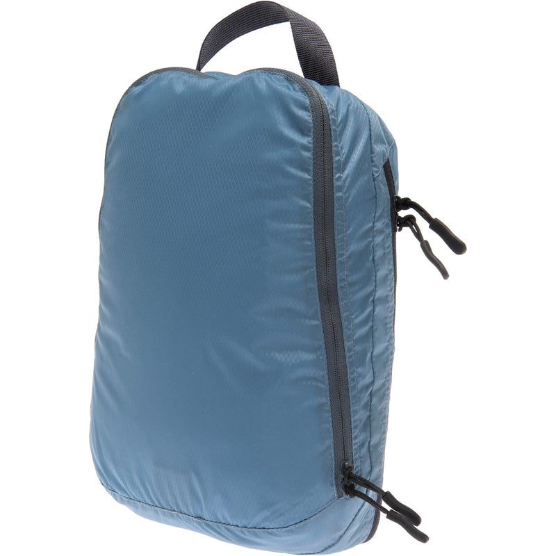 COCOON Two-in-One Separated Light Packing Cube - Ash Blue, Medium | Two compartments separate clean and wet items, Lightweight ripstop fabric, YKK zipper, Versatile luggage organizer