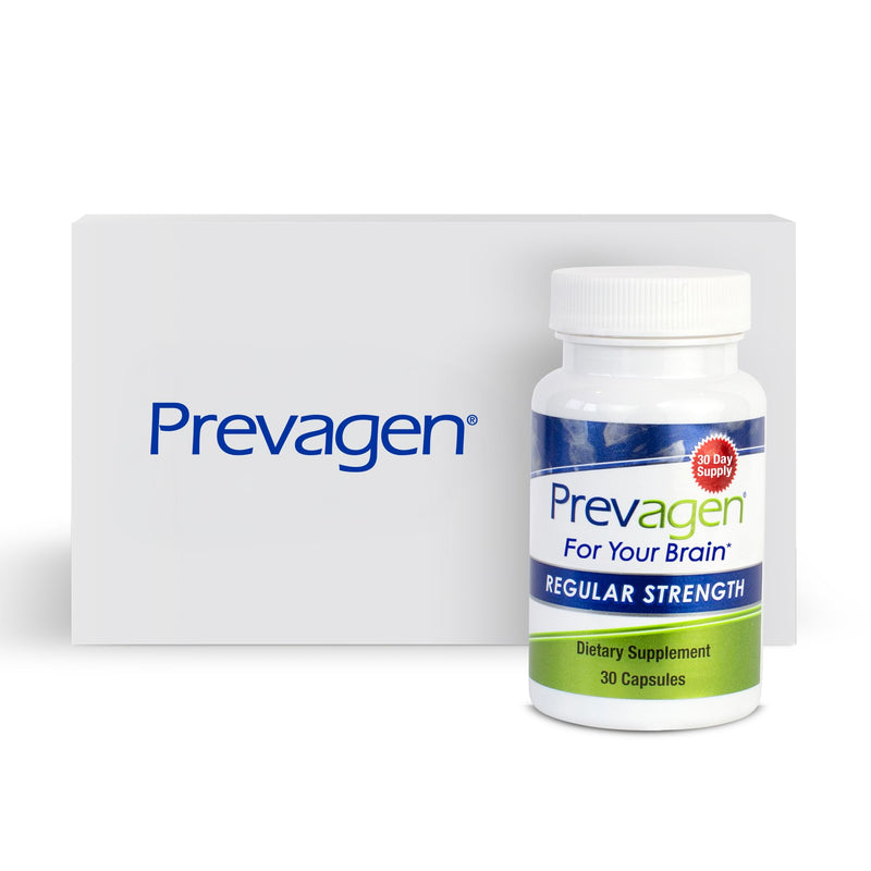Prevagen Regular Strength with Storage Box, 30 Capsules, 1-Pack | For Your Brain, 1 Month Supply, 10mg Apoaequorin, 50mcg Vitamin D3 Unflavored 30 Count (Pack of 1)