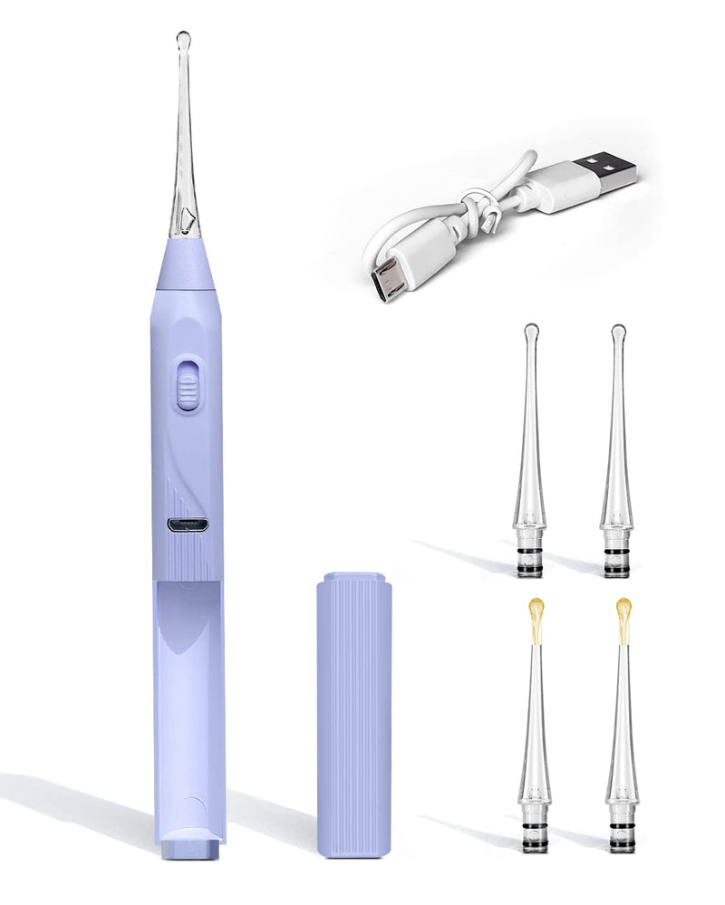 [Australia] - Ear Wax Removal Tool with Light Kids Ear Wax Remover Ear Cleaning Tool Ear Cleaner with Built-in Storage Space UANRNA Upgraded Ear Wax Removal with Light for Kids & Adults (Purple) Purple 