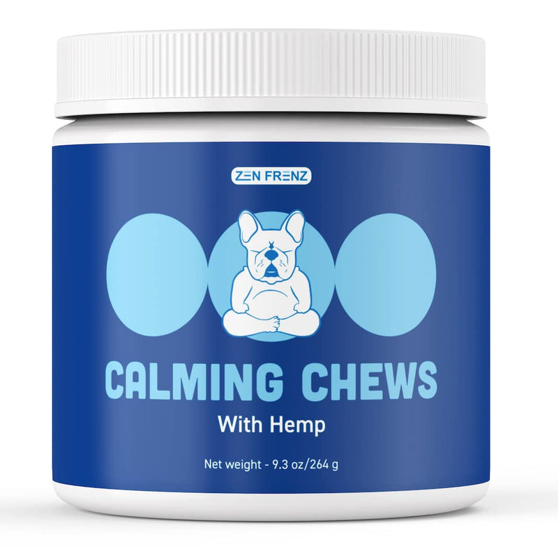 Zen Bites - Calming Chews for Pets - 120 Count - Organic Hemp Treats for Dogs & Cats - Stress Relief - Promotes Relaxation - Thunderstorms - Fireworks - Travel Friendly Duck 120 Count (Pack of 1) - PawsPlanet Australia