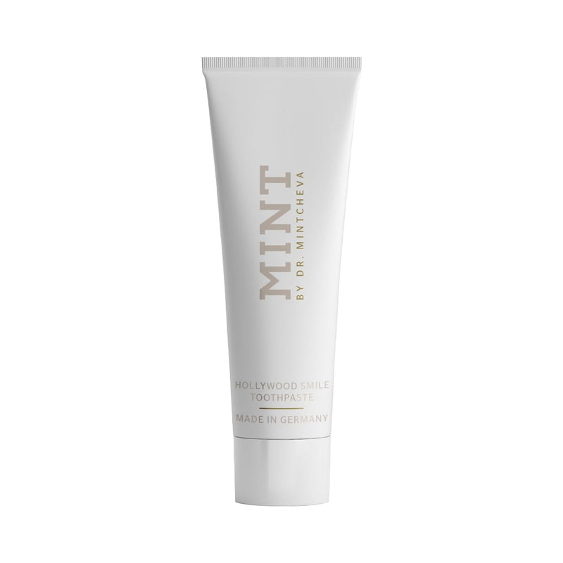 [Australia] - Mint Hollywood Smile Toothpaste (85 ml) - Innovative 2-Phase Formula with Whitening Booster - Fluoride-Free - MPT1 Ultra Polish Technology with Perlite - Pap Technology for Gentle Whitening - Vegan 