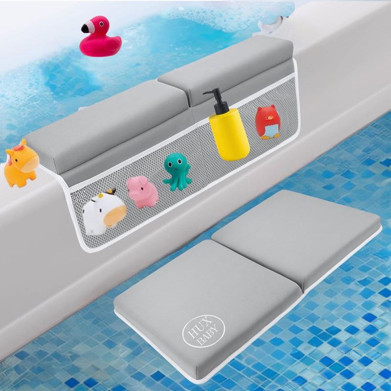[Australia] - Baby Bath Kneeler, Baby Bath Kneeler and Elbow Rest Pad Set, Bath Kneeling Pad for Bathing Baby, Baby Bath Pad, Baby Bath Knee Pad, Knee Pad Bathing Baby, Baby Bath Cushion, Baby Bathroom Essentials 