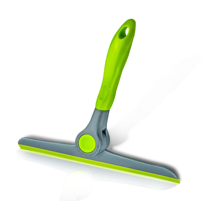 [Australia] - DSV Standard Shower Squeegee for Glass Doors, Squeegee for Window Cleaning, All Purpose Window Cleaner Tool for Car Squeegee,Windshield | Mini Window Squeegee for Home | 10" Blade and 8.3" Long Handle Handheld Squeegee 