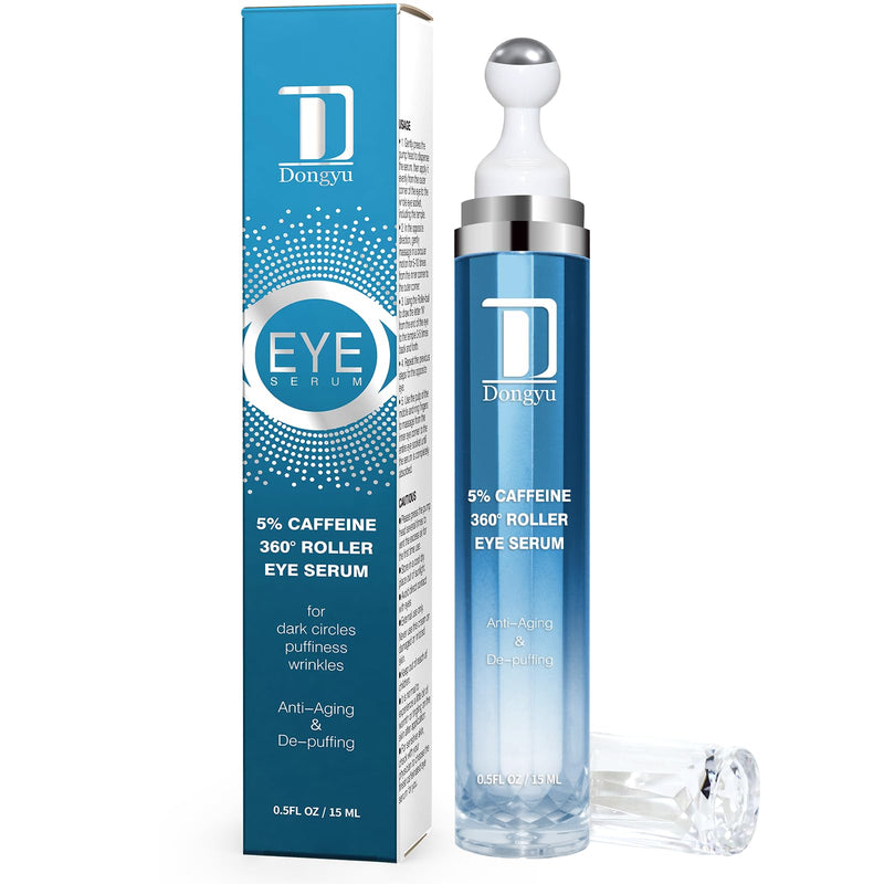 [Australia] - Caffeine Eye Cream for Dark Circles: Under Eye Cream Morning Skincare - Daily Eye Serum for Eyelids Puffiness Blue 