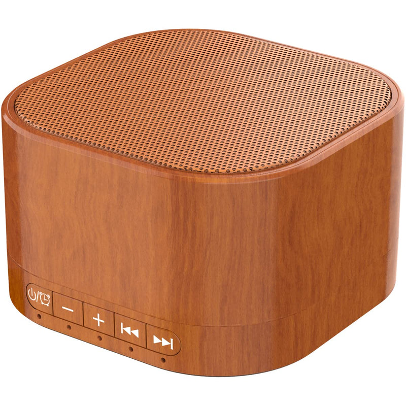 [Australia] - Magicteam Sound Machines White Noise Machine with 20 Non Looping Natural Soothing Sounds and Memory Function 32 Levels of Volume Powered by AC or USB and Sleep Sound Timer Therapy for Baby Kids Adults Wood 