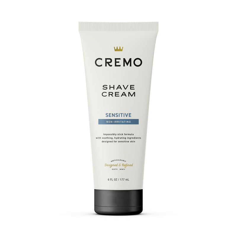 [Australia] - Cremo Sensitive Shave Cream, Astonishingly Superior Ultra-Slick Shaving Cream for Men, Fights Nicks, Cuts and Razor Burn, 6 Fl Oz 