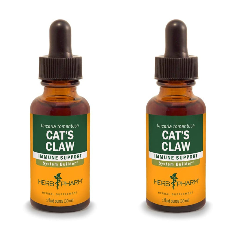 Herb Pharm Cat's Claw (UNA de Gato) Liquid Extract for Immune System Support - 1 Ounce (Pack of 2) - PawsPlanet Australia