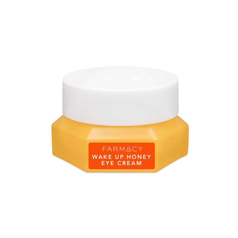 Farmacy Wake Up Honey Vitamin C Eye Cream - Brightening Under Eye Cream for Dark Circles + Puffiness - Enriched with Cranberry Peptide to Smooth Wrinkles Over Time (15ml) 0.5 Fl Oz (Pack of 1)