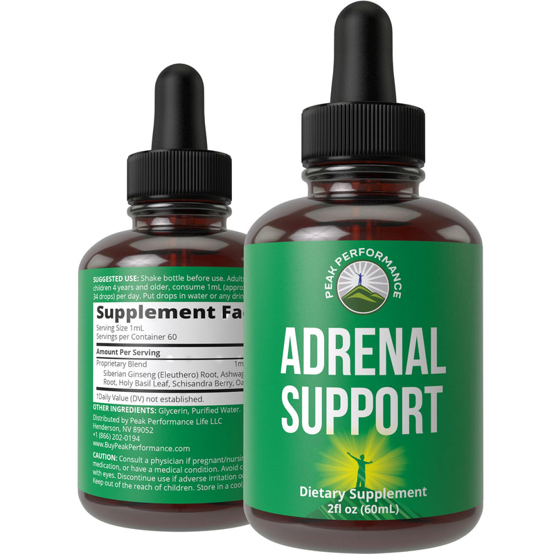 [Australia] - Adrenal Support Supplements To Restore Energy From Adrenal Fatigue. Adrenal Liquid Drops Complex For Women And Men. Supports Healthy Cortisol Management. Adrenal Tonic Supplement. Adaptogens 