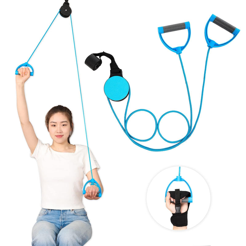 [Australia] - Shoulder Pulley for Physical Therapy,Over The Door Pulley Rehab Exerciser for Rotator Cuff Recovery,Facilitate Recovery from Surgery 