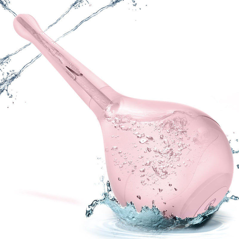 [Australia] - Enema Douche Anti Back-Flow, Amal Douche Bottle for Colon Cleansing Detox and Constipation, Anal Enema Bulb with 5 Spouts, Reusable Enima Vaginal Cleaner kit for Men Women (1Pink) 1Pink 