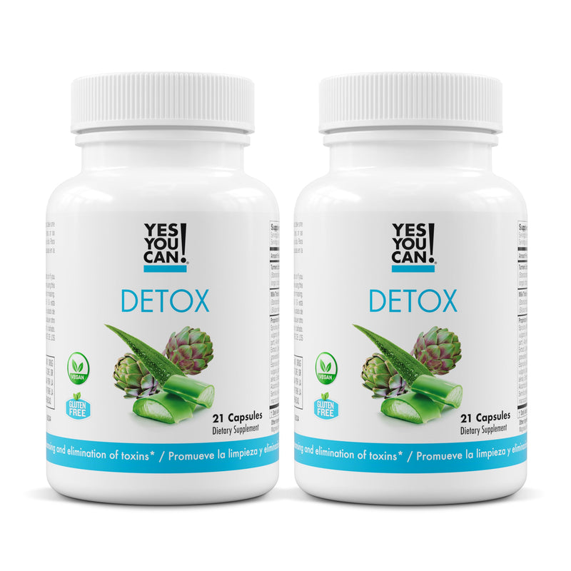 Yes You Can! Natural Detox Pills, Diuretic Cleanse, 21 Capsules, 2 Pack | With electrolytes & vitamins, helps with water retention, gluten free, natural ingredients 21 Count (Pack of 2)
