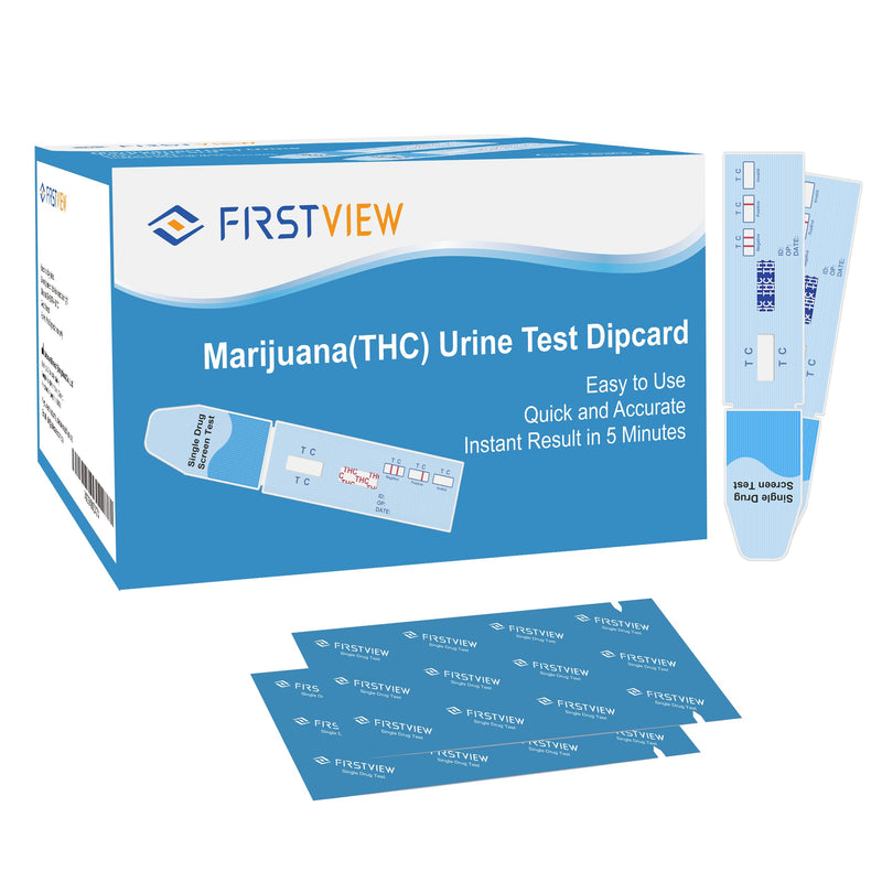 [Australia] - 15 Pack of FIRSTVIEW Marijuana (THC) Single Panel Drug Tests Kit, 5-min Quick & Accurate Detection for Marijuana in Urine, Detects Any Form of THC Cannabis 15 Count(Pack of 1) 