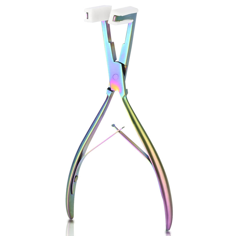 [Australia] - EHDIS Tape in Hair Extensions Pliers Stainless Steel Flat Surface Extensions Tape Sealing Clamp Pliers Hair Styling Tool Multi 