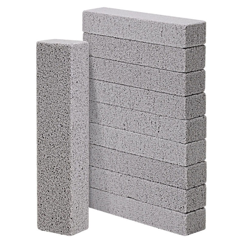 [Australia] - HongWay 10 Pack Pumice Stone for Cleaning, Pumice Stone for Toilet Cleaning Bowl Stick, Heavy Duty Strong Pumice Cleaning Bar for Bathtubs, Kitchen Sink, Grill, Household (5.9 x 1.4 x 0.9 Inches) 10pcs 
