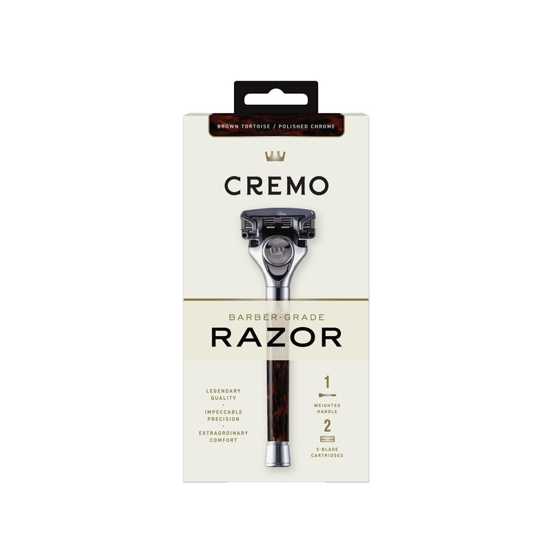 [Australia] - Cremo Astonishingly Superior Tortoise Shell (Horn) Razor Kit (Packaging May Vary) 1 Count (Pack of 1) 