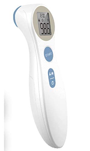 [Australia] - BESTMED 1 Second Reading Infrared Thermometer for Children & Adults | Forehead DET-306 | 3-Color Indicator, No-Touch | Fever Alarm 